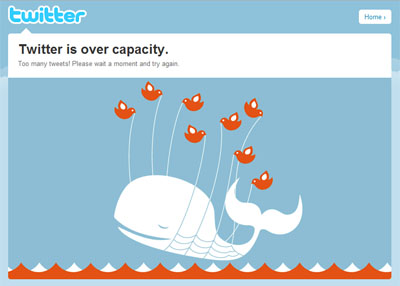 Twitter over capacity