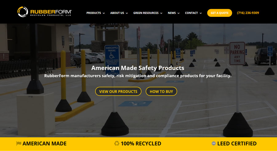 Manufacturing Website Design